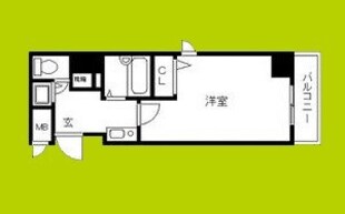 プレサンス難波WESTの物件間取画像